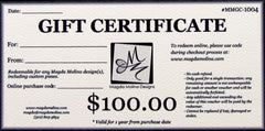 Gift Certificate (mailed version)