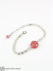 Mini Goddess (children) Cherry Quartz Double Chain Bracelet