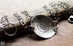 The Hammered Silver LOVE: INFINITE Affirmation Bracelet