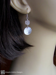 The Rose Quartz LOVE Affirmation Earrings