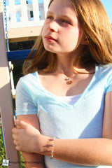 Mini Goddess (children) Gold or Silver Freshwater Pearl Bracelet