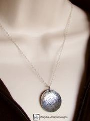 The Short Silver LOVE: INFINITE Affirmation Necklace
