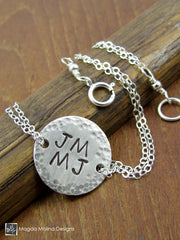 The Personalized Delicate Silver Friendship Bracelet