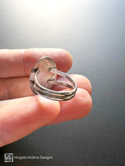 Sterling Silver JOY ring